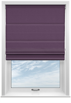 Norleigh, Plum - Twist&Fit Roman Blind